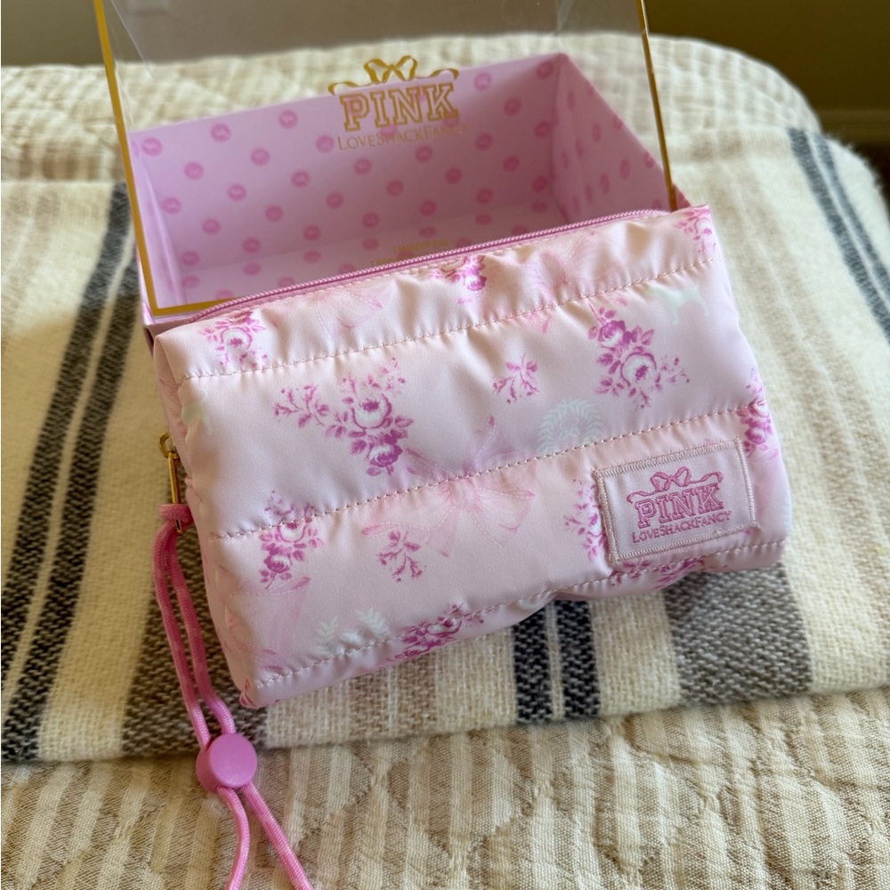 PINK × LoveShackFancy Makeup Bag